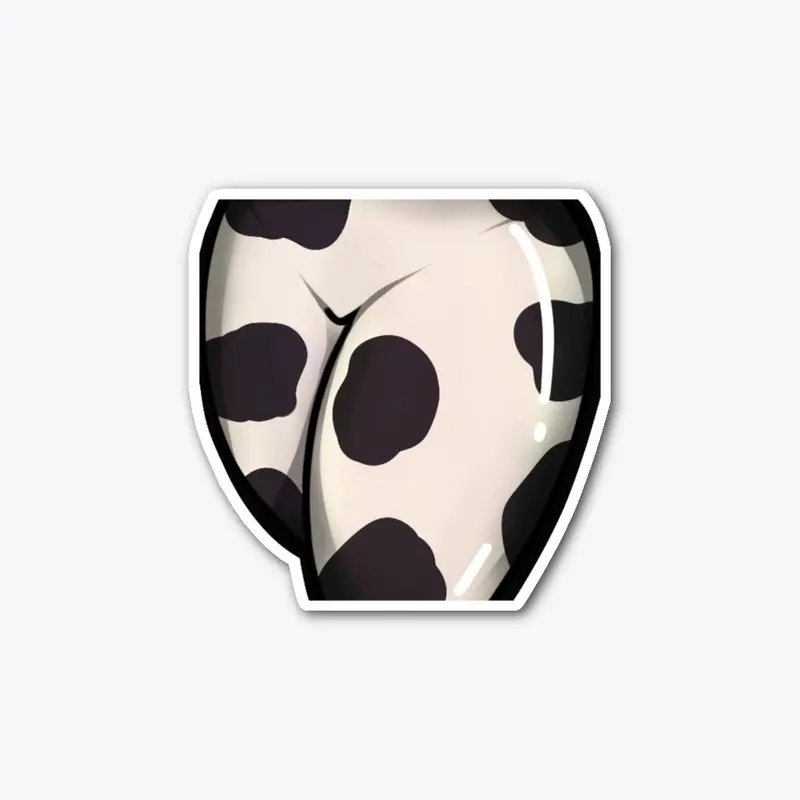 Cow Onesie Thighs Sticker